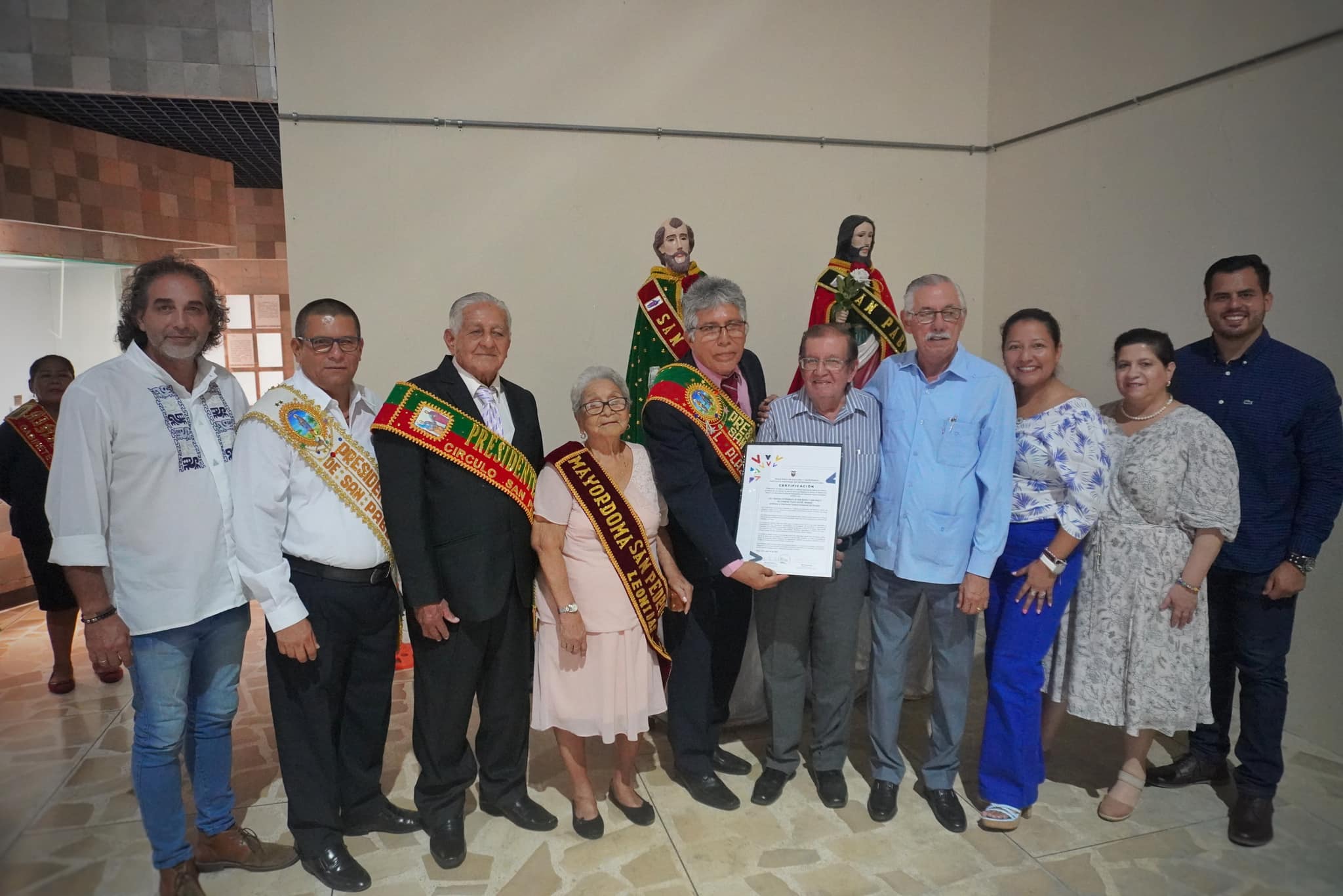 CERTIFICACIÓN FIESTAS DE SAN PEDRO Y SAN PABLO